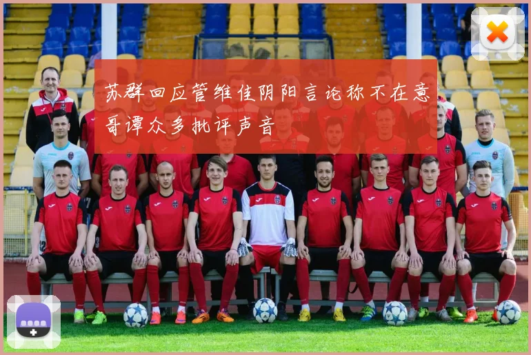 苏群回应管维佳阴阳言论称不在意哥谭众多批评声音